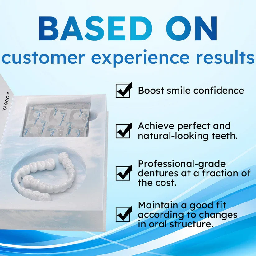 Official Store | lunacipher™ Moldable Dentures🧑🏽⚕️Obtain American Dental Association (ADA) Certification ✅