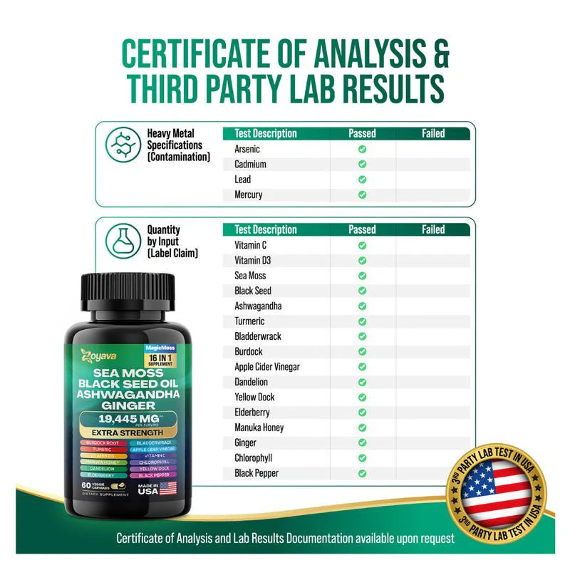 Dynamic Vitality Bundle - Zoyava Sea Moss Multivitamin & Power Combo