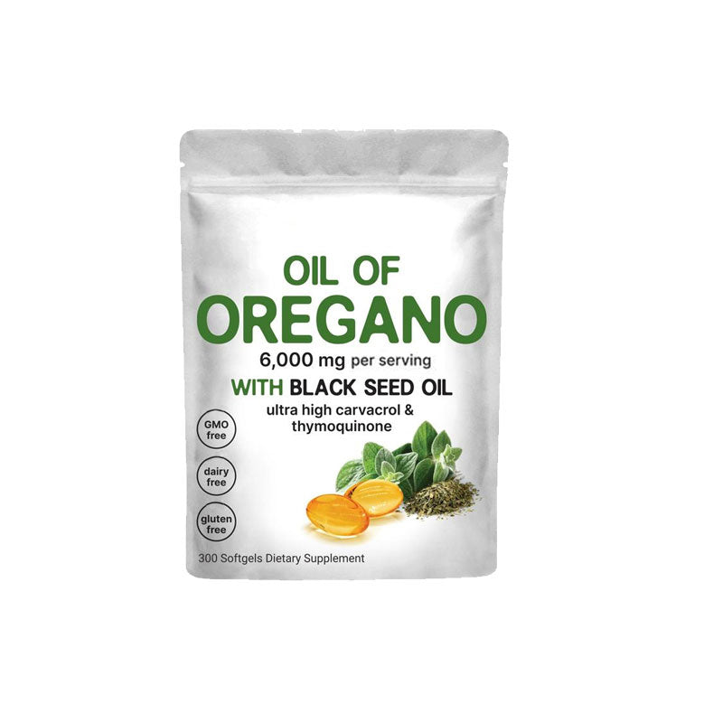 Micro Ingredients Oregano Oil with Black Seed Oil, 300 softgels
