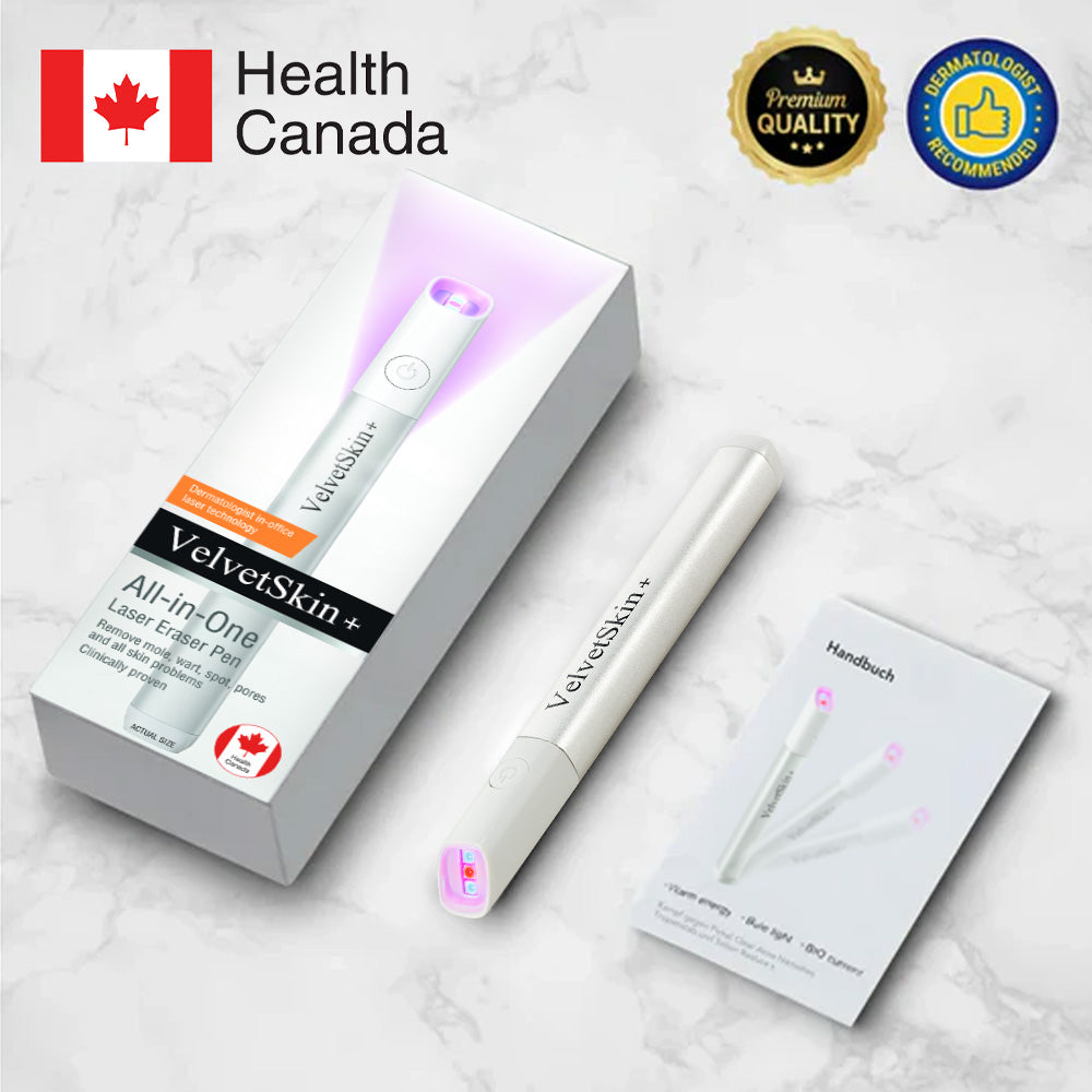 lunacipher® VelvetSkin+ All-in-One Laser Eraser Pen(Powered by CO₂ laser technology – effectively removes moles, warts, skin tags, pigmentation spots, and other skin imperfections)