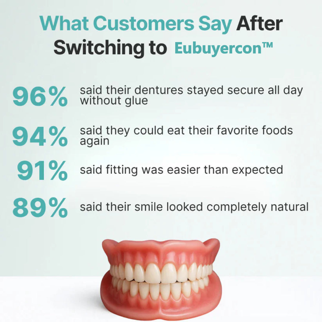 🌎Ends Today: 70% OFF! ⏰Eubuyercon™ Medical Full Denture with Strong Suctiond🦷American Dental Association(ADA) Certification✅