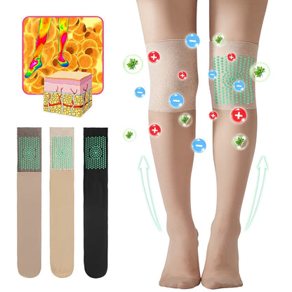 Made In USA CC™ Ionic Correction Lymphatic Detoxification Long Tube Silk Stockings(limited time offer, lasts 30 minutes)