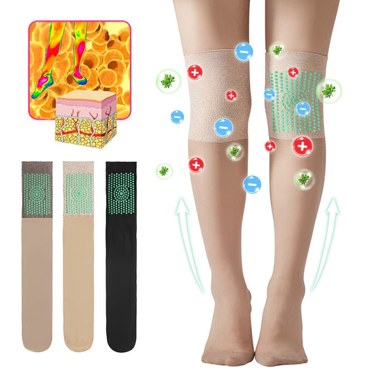 Made In USA CC™ Ionic Correction Lymphatic Detoxification Long Tube Silk Stockings(limited time offer, lasts 30 minutes)