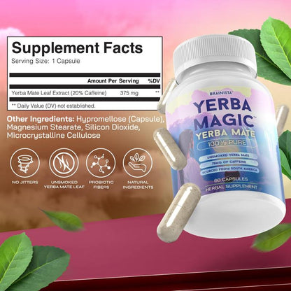 Yerba Magic Capsules – Pure Yerba Mate & 5-in-1 Superblend | Clean Natural Energy