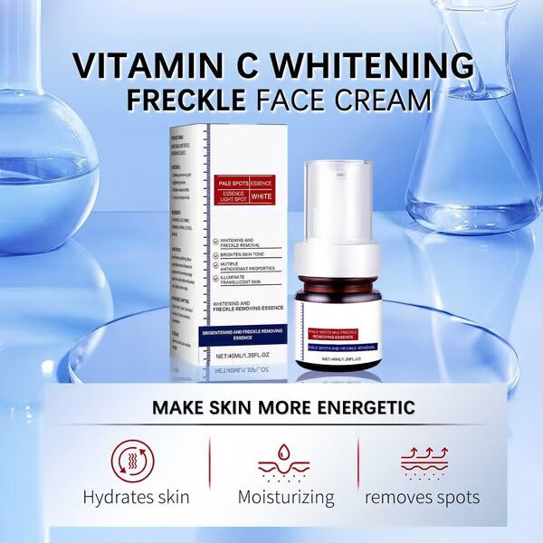 🔥Letzter Tag, 45 % Rabatt - Vitamin C Whitening Sommersprossencreme entfernt dunkle Melasma-Flecken und hellt Melanin auf