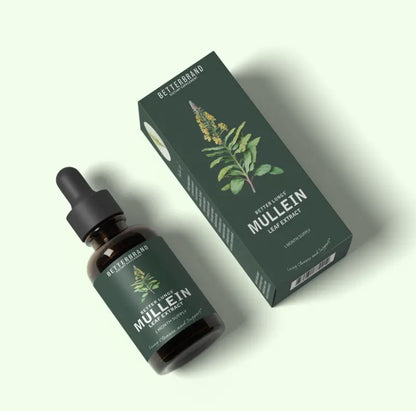 BetterLungs Mullein Leaf & Chlorophyll Extract Drops For Lung Detox Healthcare Supplement