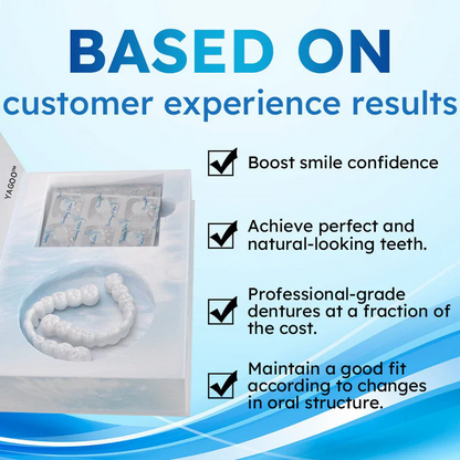 Official Store | lunacipher™ Moldable Dentures🧑🏽‍⚕️Obtain American Dental Association (ADA) Certification ✅