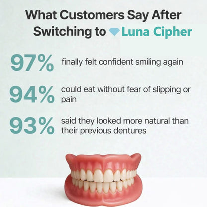 👑2026 Eaily Hot Sale Ends Today: 70% OFF! Luna Cipher Custom Custom-Fit Full Functional DenturesMake you more confident – Made in the USA & FDA-Certified