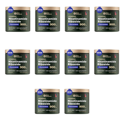 -Reus Research NR900 - NAD+ Supplement for Skin Aging Support, Energy, and Focus - 80 Count - Vitamin & Wellness Supplements Dietary