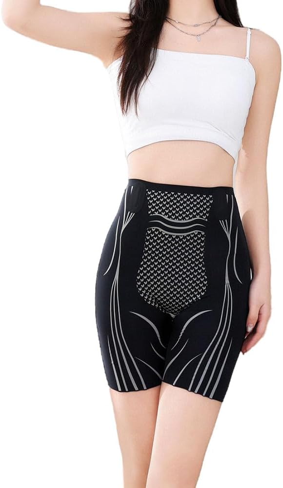MEIION Negative ion Fat Burning Shapewear Panties - Detox & Abdominal Tummy Lift with Honeycomb Design