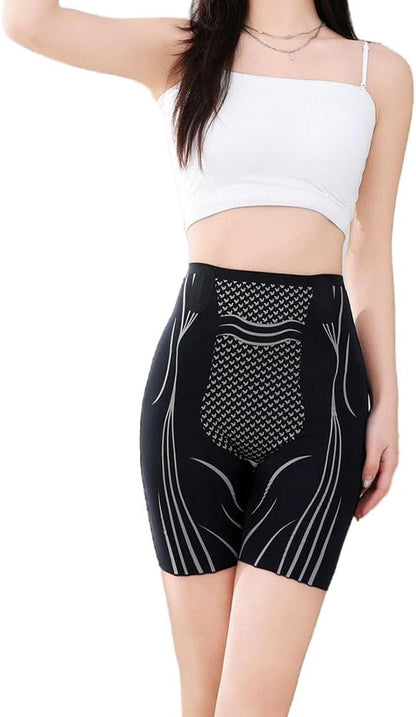 MEIION Negative ion Fat Burning Shapewear Panties - Detox & Abdominal Tummy Lift with Honeycomb Design