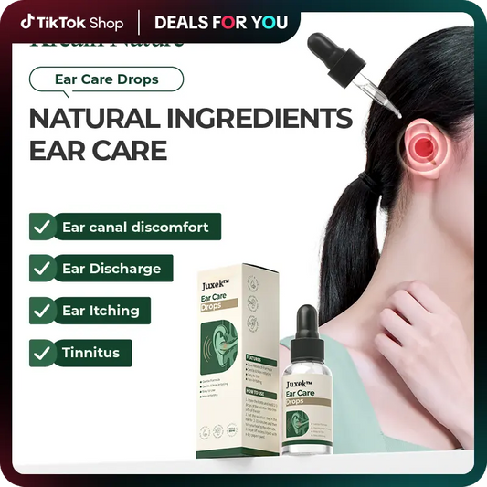 👩‍⚕️FDA-registriert | Juxek™ 👂Ohrentropfen – 🌿Pflanzenbasierte Formel