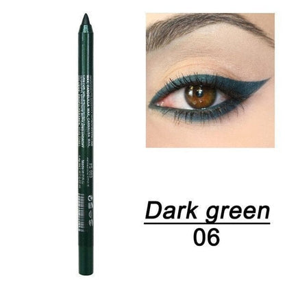 🔥Wasserfester Eyeliner mit langem Halt – 13 lebendige Farbtöne