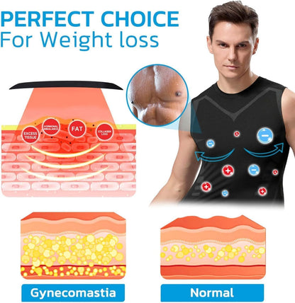 HotDeal-Pukmqu Gfouk Menionic Tourmaline Posture Correction Vest, Version Ionic Shaping Sleeveless Shirt, Posture Correction for Men, Back Support Vest