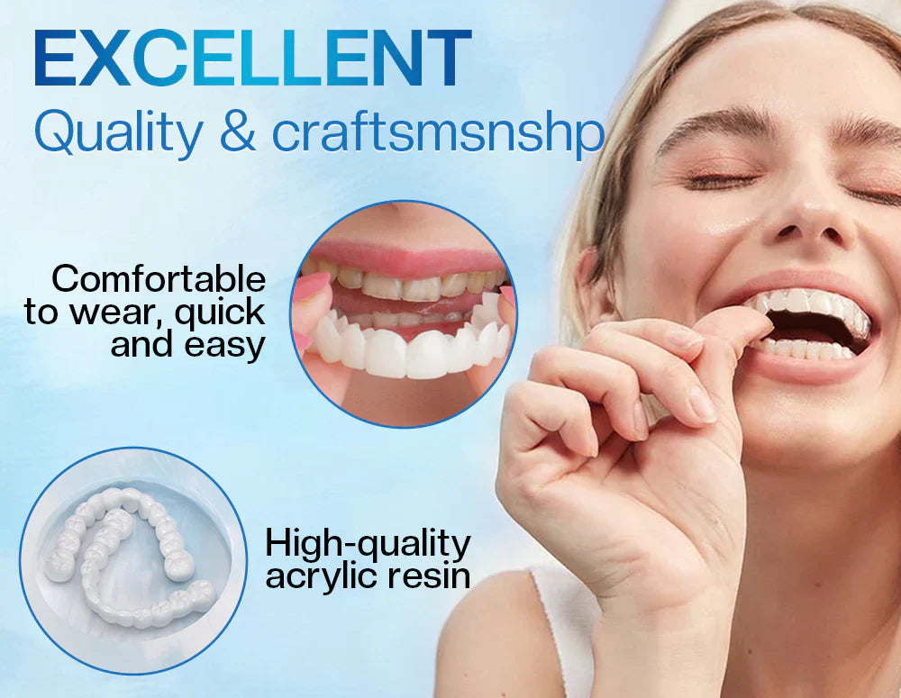 Official Store | lunacipher™ Moldable Dentures🧑🏽‍⚕️Obtain American Dental Association (ADA) Certification ✅