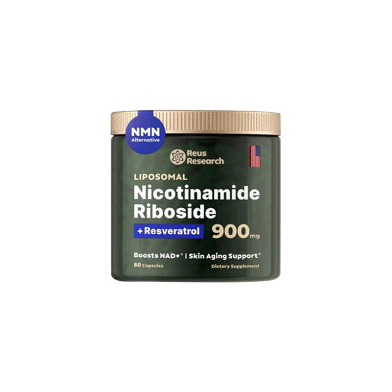 -Reus Research NR900 - NAD+ Supplement for Skin Aging Support, Energy, and Focus - 80 Count - Vitamin & Wellness Supplements Dietary