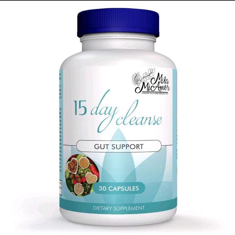 15 Day Cleanse - Gut and Colon Support | Advanced Formula with Fiber  | Made in USA