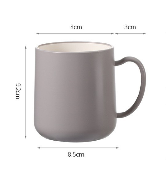 High-quality household toothbrush cup, stylish design, suitable for couples, perfect for washing and brushing teeth, and mold-resistant.