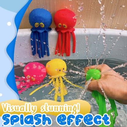 Water Spraying Octopus Squeeze Toy