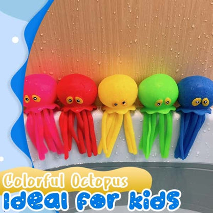 Water Spraying Octopus Squeeze Toy