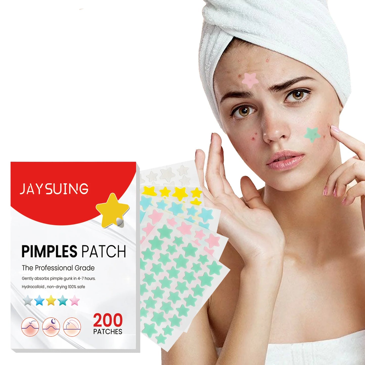 QUSTERE Pimple Patches for Face, Hydrocolloid Acne Patches