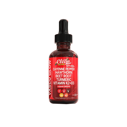 Cayenne Pepper Supplement Liquid Drops + Hawthorn Berry, Vitamin D3 K2 Organic Beet Root Powder, Ceylon Cinnamon, Turmeric Curcumin, Panax Ginseng