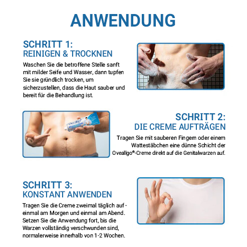 Oveallgo-SouthMoon® HPV-Creme zur Linderung genitaler Warzen