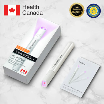 lunacipher® VelvetSkin+ All-in-One Laser Eraser Pen(Powered by CO₂ laser technology – effectively removes moles, warts, skin tags, pigmentation spots, and other skin imperfections)