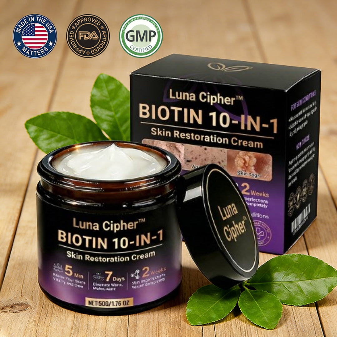 Made and Shipped from USA ✨Luna Cipher™ Biotin 10-in-1 Skin Restoration Cream 🍀