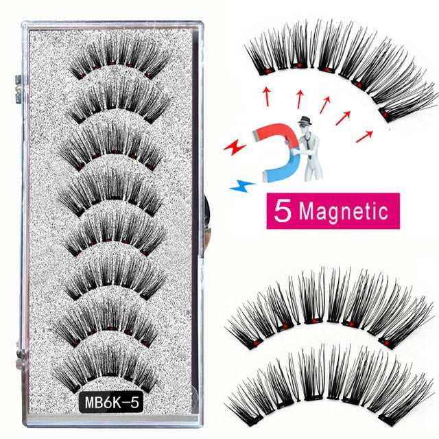 🎀Schöne große Aktion🔥WIEDERVERWENDBARES MAGNETISCHES WIMPERNSET