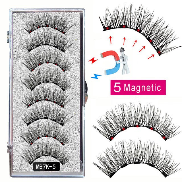 🎀Schöne große Aktion🔥WIEDERVERWENDBARES MAGNETISCHES WIMPERNSET