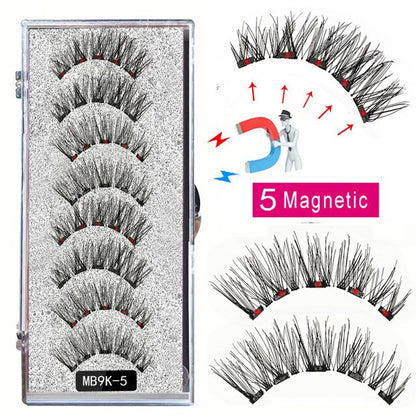 🎀Schöne große Aktion🔥WIEDERVERWENDBARES MAGNETISCHES WIMPERNSET