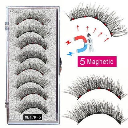 🎀Schöne große Aktion🔥WIEDERVERWENDBARES MAGNETISCHES WIMPERNSET