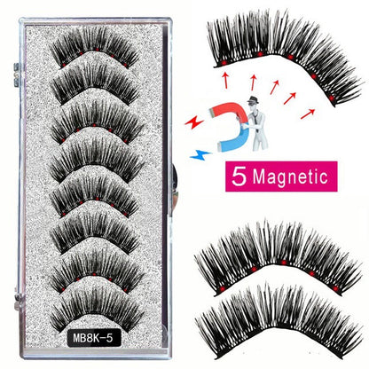 🎀Schöne große Aktion🔥WIEDERVERWENDBARES MAGNETISCHES WIMPERNSET