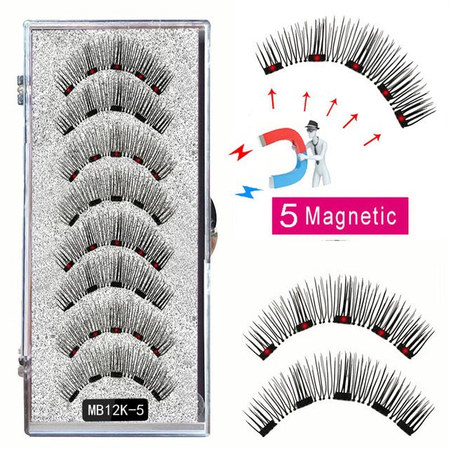 🎀Schöne große Aktion🔥WIEDERVERWENDBARES MAGNETISCHES WIMPERNSET