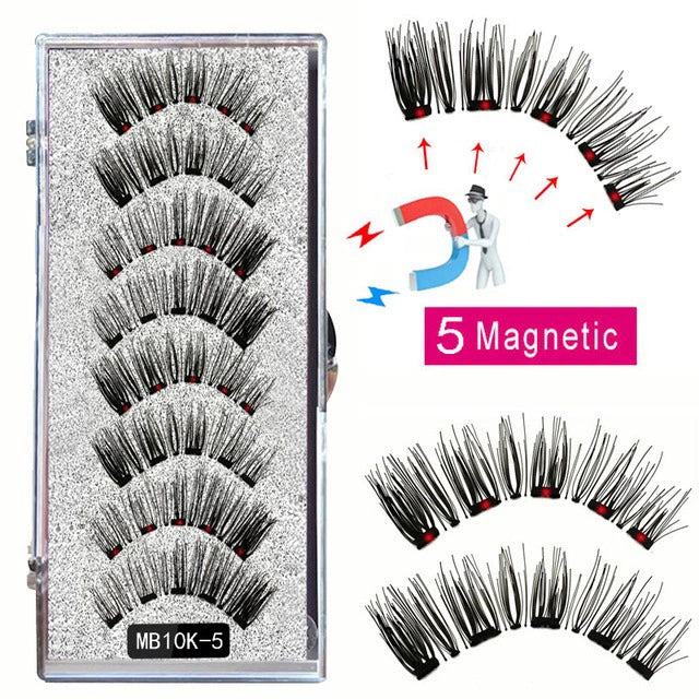 🎀Schöne große Aktion🔥WIEDERVERWENDBARES MAGNETISCHES WIMPERNSET