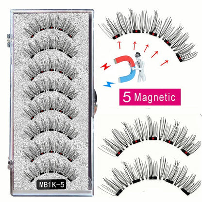 🎀Schöne große Aktion🔥WIEDERVERWENDBARES MAGNETISCHES WIMPERNSET