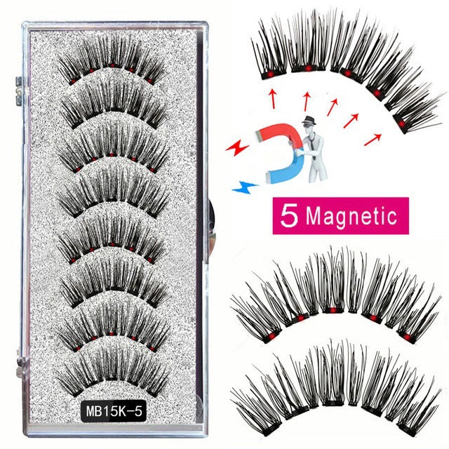 🎀Schöne große Aktion🔥WIEDERVERWENDBARES MAGNETISCHES WIMPERNSET