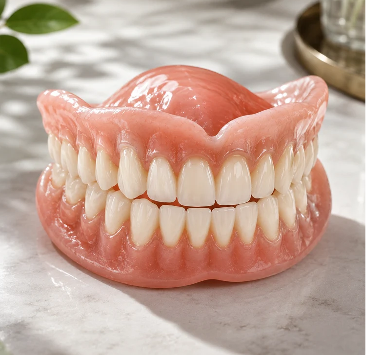 🦷Luna Cipher® Medical Full Denture with Strong Suction ✅ Made and Shipped from the（USA）