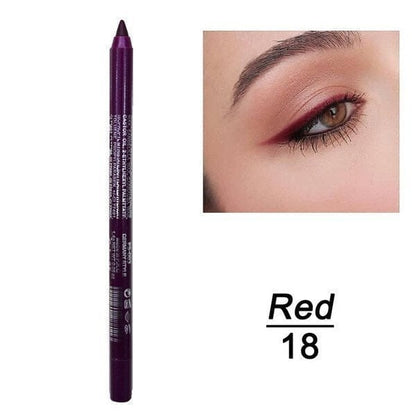 🔥Wasserfester Eyeliner mit langem Halt – 13 lebendige Farbtöne