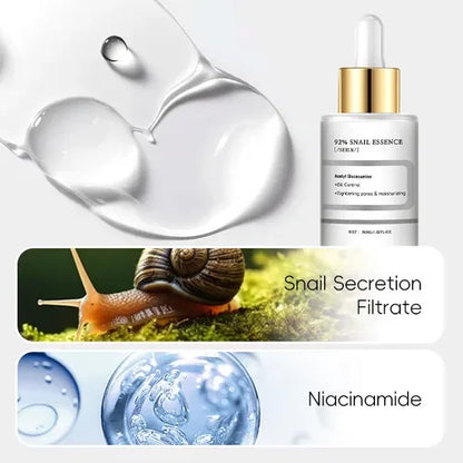 🔥From Korean 👨‍⚕️Natural Skincare🐌Snail Serum Firming & Brightening Lightening Serum with Oil