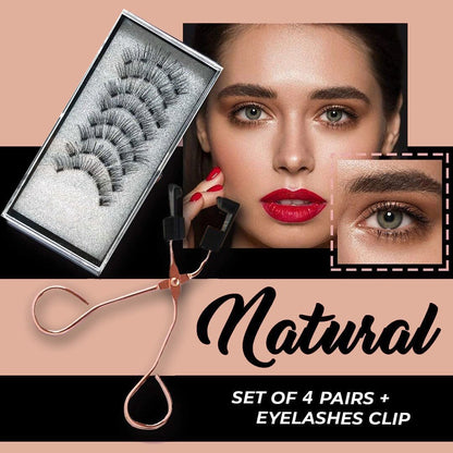 🎀Schöne große Aktion🔥WIEDERVERWENDBARES MAGNETISCHES WIMPERNSET