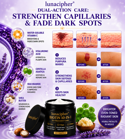 lunacipher BIOTIN 10-IN-1 SKIN RESTORATION CREAM