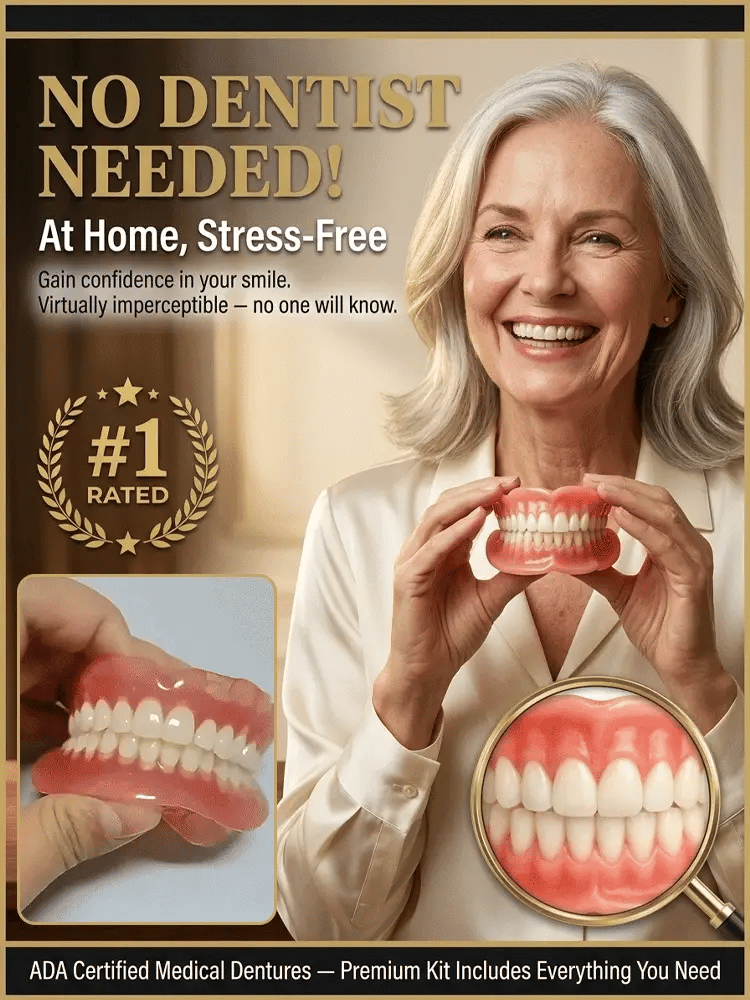 👑2026 Eaily Hot Sale Ends Today: 70% OFF! Luna Cipher Custom Custom-Fit Full Functional DenturesMake you more confident – Made in the USA & FDA-Certified