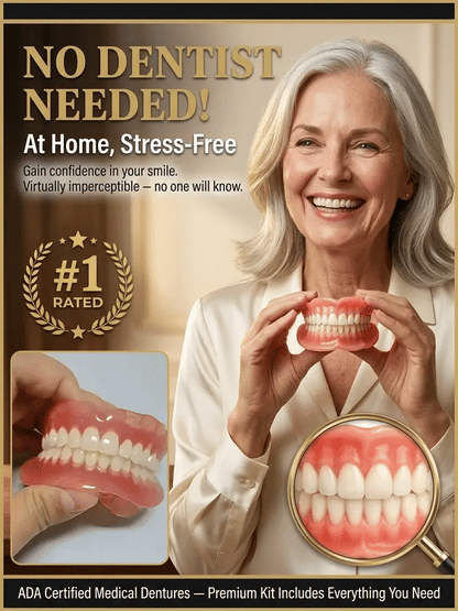 👑2026 Eaily Hot Sale Ends Today: 70% OFF! Luna Cipher Custom Custom-Fit Full Functional DenturesMake you more confident – Made in the USA & FDA-Certified