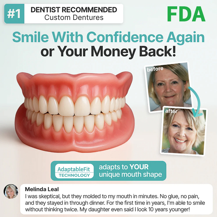 👑2026 Eaily Hot Sale Ends Today: 70% OFF! Luna Cipher Custom Custom-Fit Full Functional DenturesMake you more confident – Made in the USA & FDA-Certified