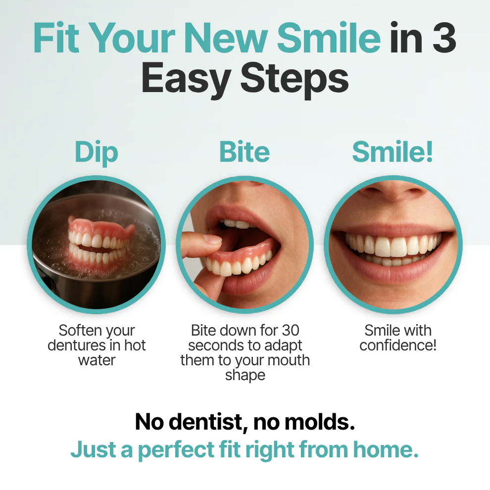 👑2026 Eaily Hot Sale Ends Today: 70% OFF! Luna Cipher Custom Custom-Fit Full Functional DenturesMake you more confident – Made in the USA & FDA-Certified