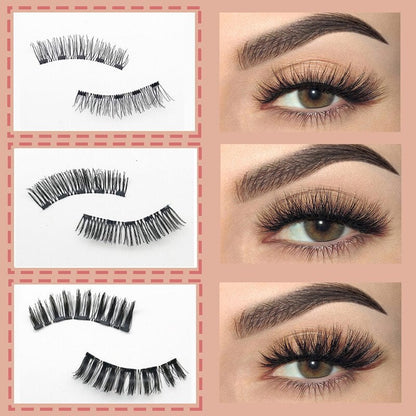 🎀Schöne große Aktion🔥WIEDERVERWENDBARES MAGNETISCHES WIMPERNSET
