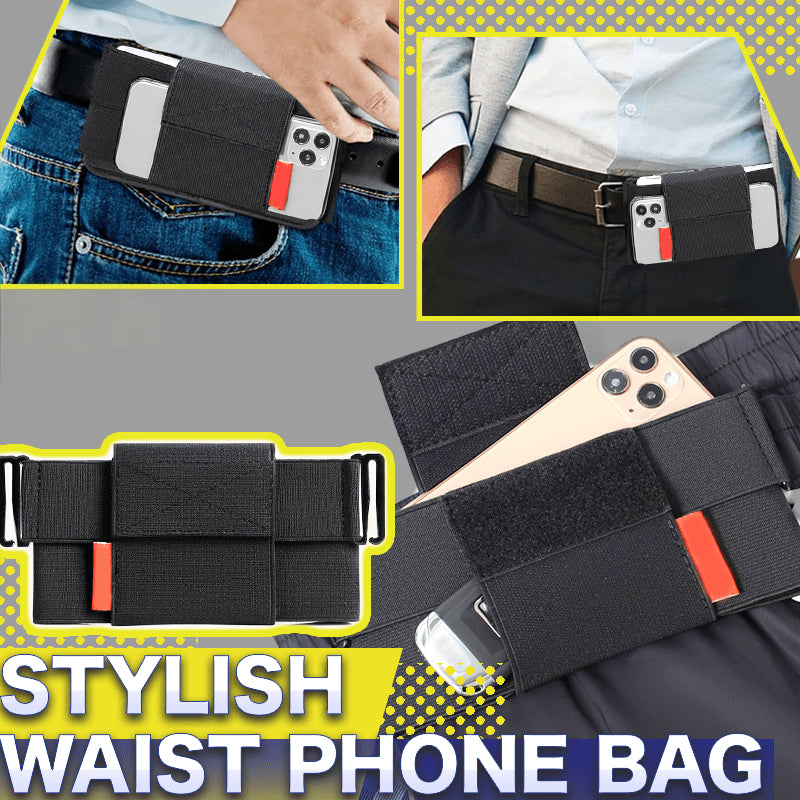 Exercise + Travel Elastic Waist Phone Bag