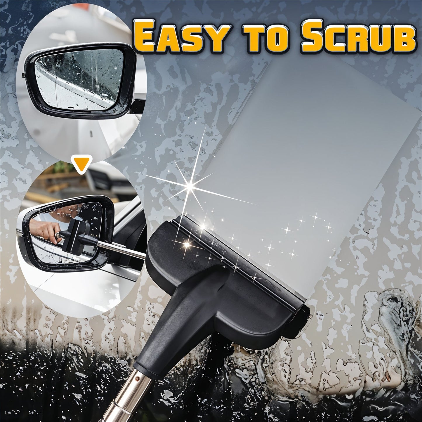 Universal 2-in-1 Telescopic Car Squeegee Wiper